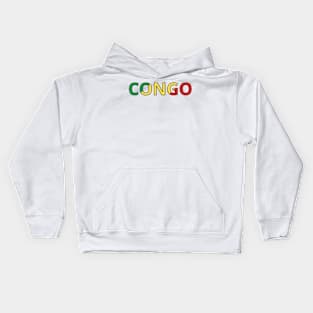 Drapeau Congo Kids Hoodie